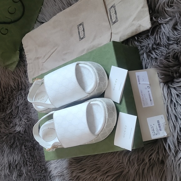 GUCCI ANGELINA PLATFORMS/ BRAND NEW - Picture 3 of 16